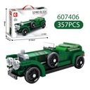 Oldtimer groen-S-607406-SEMBO-BLOCK-Altijd Korting