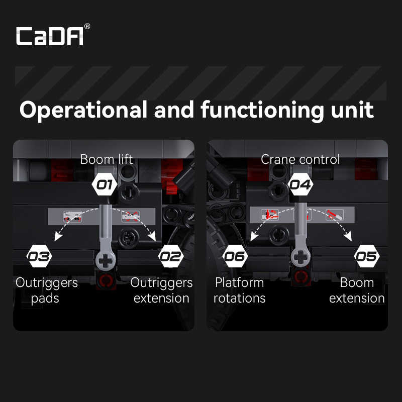 Military Crane Truck-CaDA-C61507W-Altijd-Korting