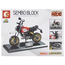 Super Motorcyclez wart rood-S-701117-Sembo-Block-Altijd-Korting