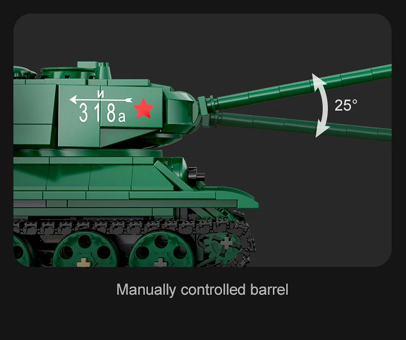 T-34 Medium Tank-C61072W-CaDA-Altijd-Korting