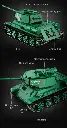 T-34 Medium Tank-C61072W-CaDA-Altijd-Korting