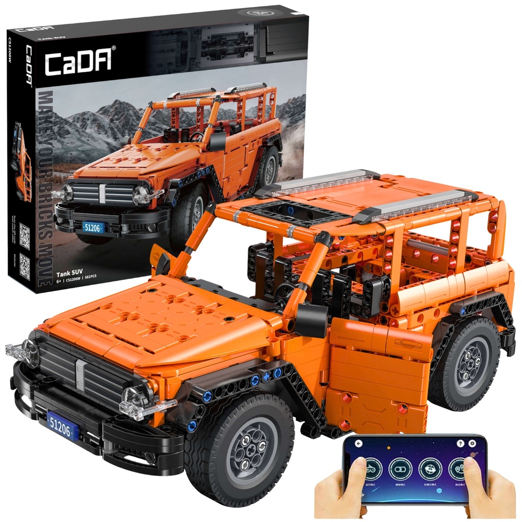 CADA-Make-Your-Bricks-Move-Tank-SUV-C51206W-Altijd-Korting