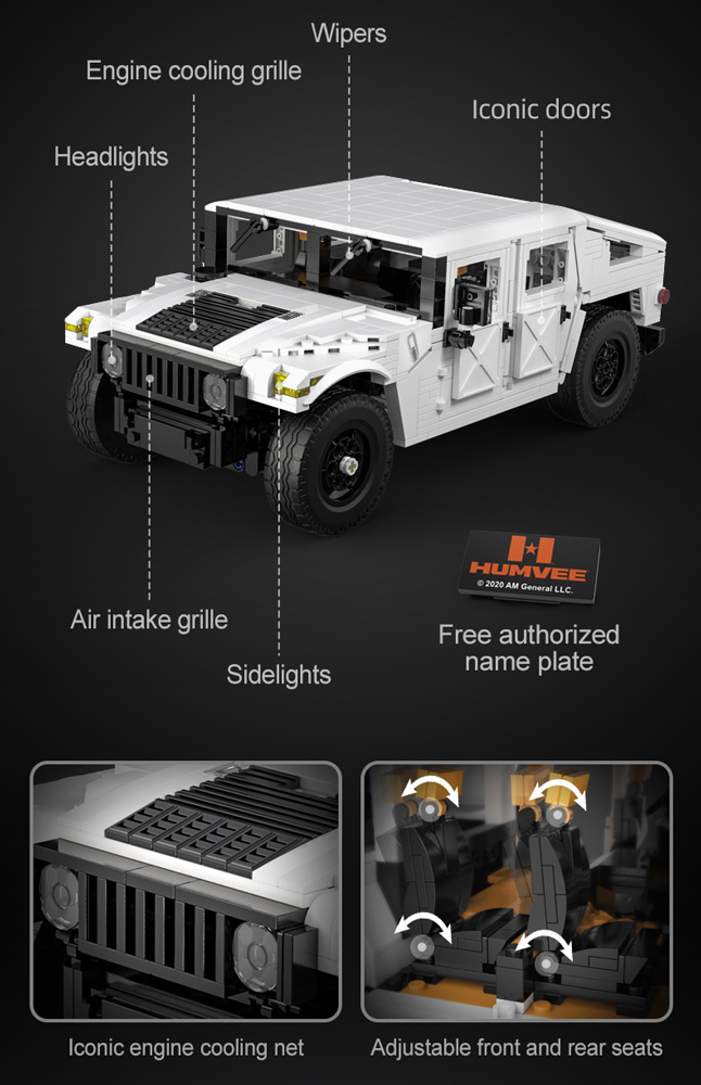 CADA-Make-Your-Bricks-Move-Humvee-C61027W-Altijd-Korting