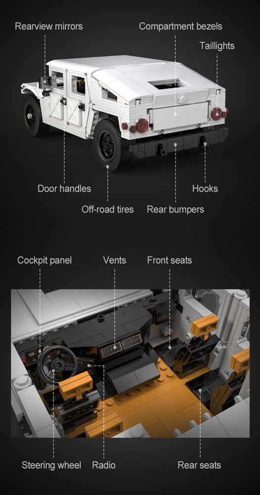 CADA-Make-Your-Bricks-Move-Humvee-C61027W-Altijd-Korting