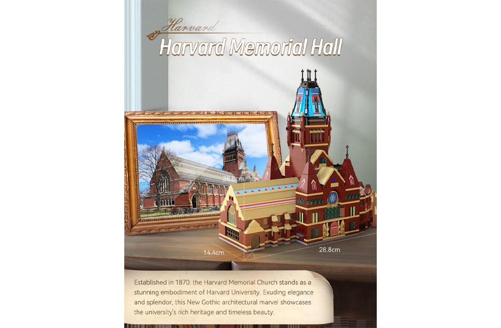 C66017W-CaDA-Harvard-Memorial-Hall-Altijd-Korting