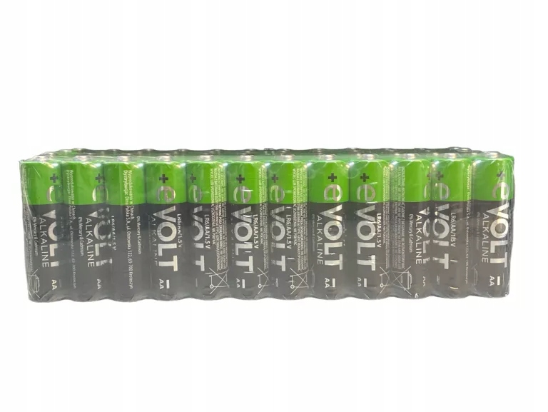 E Volt. Alkalinebatterijen 12 stuks.